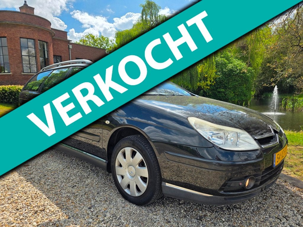 Citroen C5 Break 2.0-16V Cool Tech AIRCO/cruise, Auto's, Citroën, 4 cilinders, Zwart, Origineel Nederlands, Handgeschakeld
