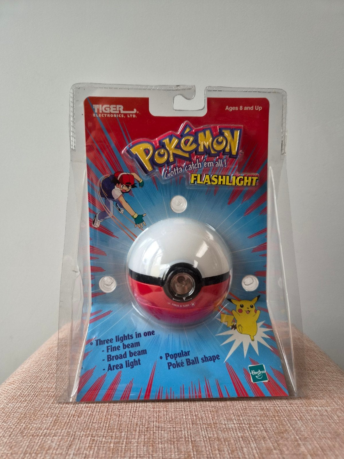 Originele Vintage Pokémon Poké Ball Flashlight (2000), Verzamelen, Ophalen of Verzenden