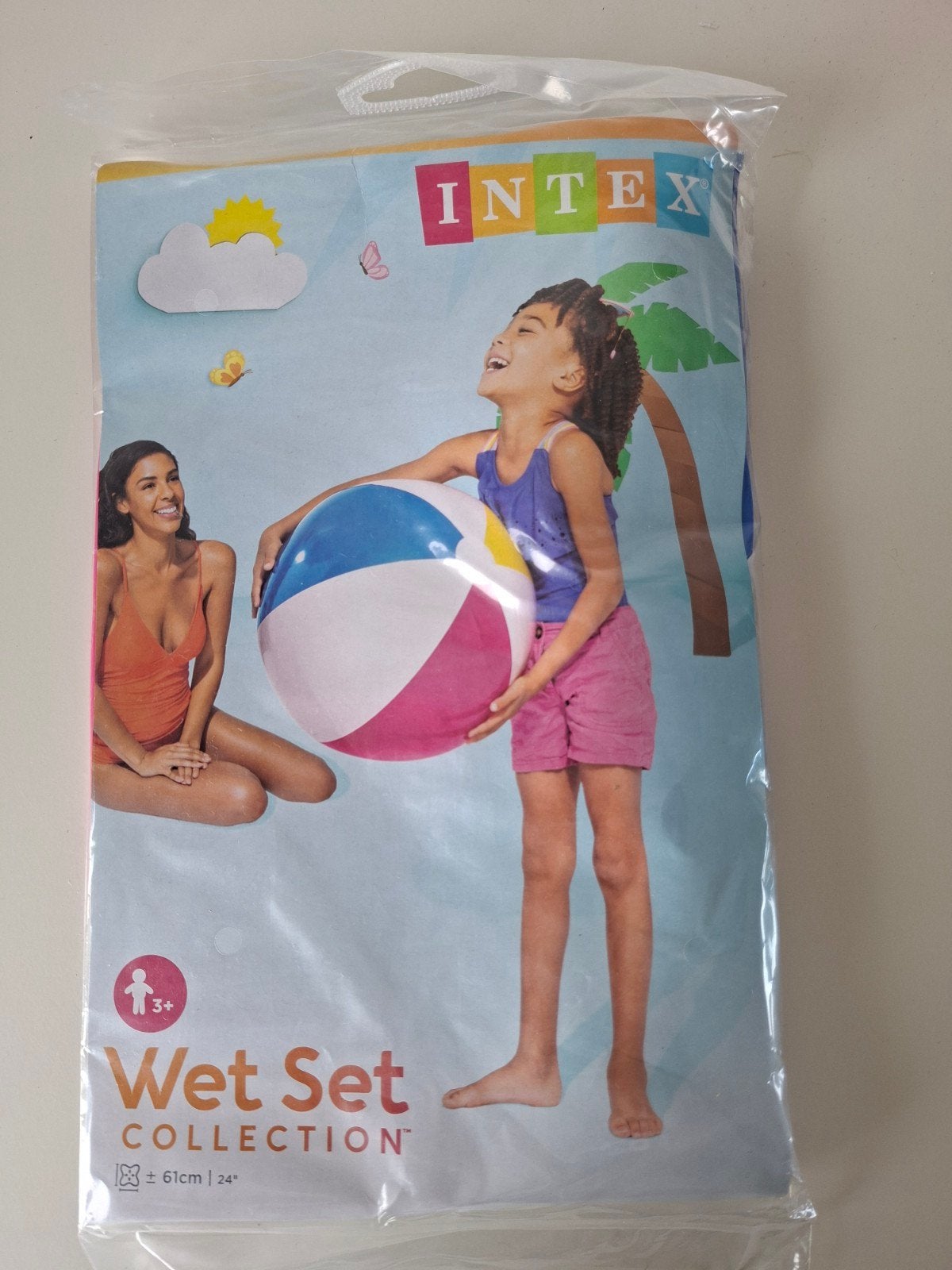 Intex, strandbal  +/- 61 cm, nieuw, Ophalen, Nieuw