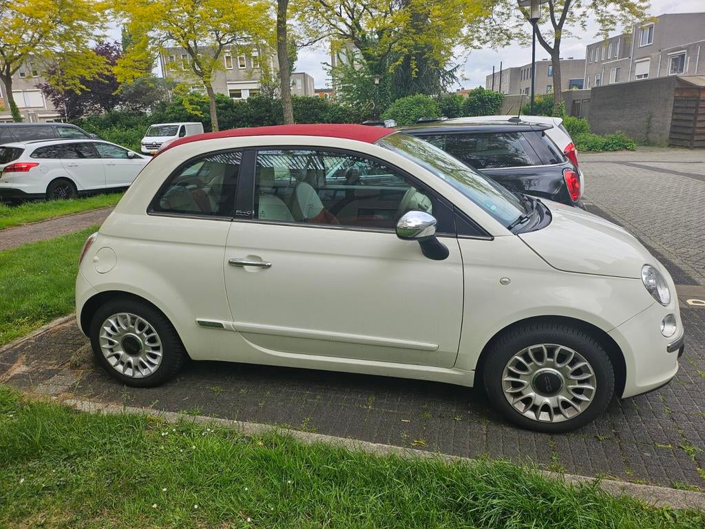 Fiat 500 1.2 C 2012 Wit, Auto's, Fiat, Particulier, 500C, Benzine, B, Hatchback, Handgeschakeld, Origineel Nederlands, Wit, Voorwielaandrijving