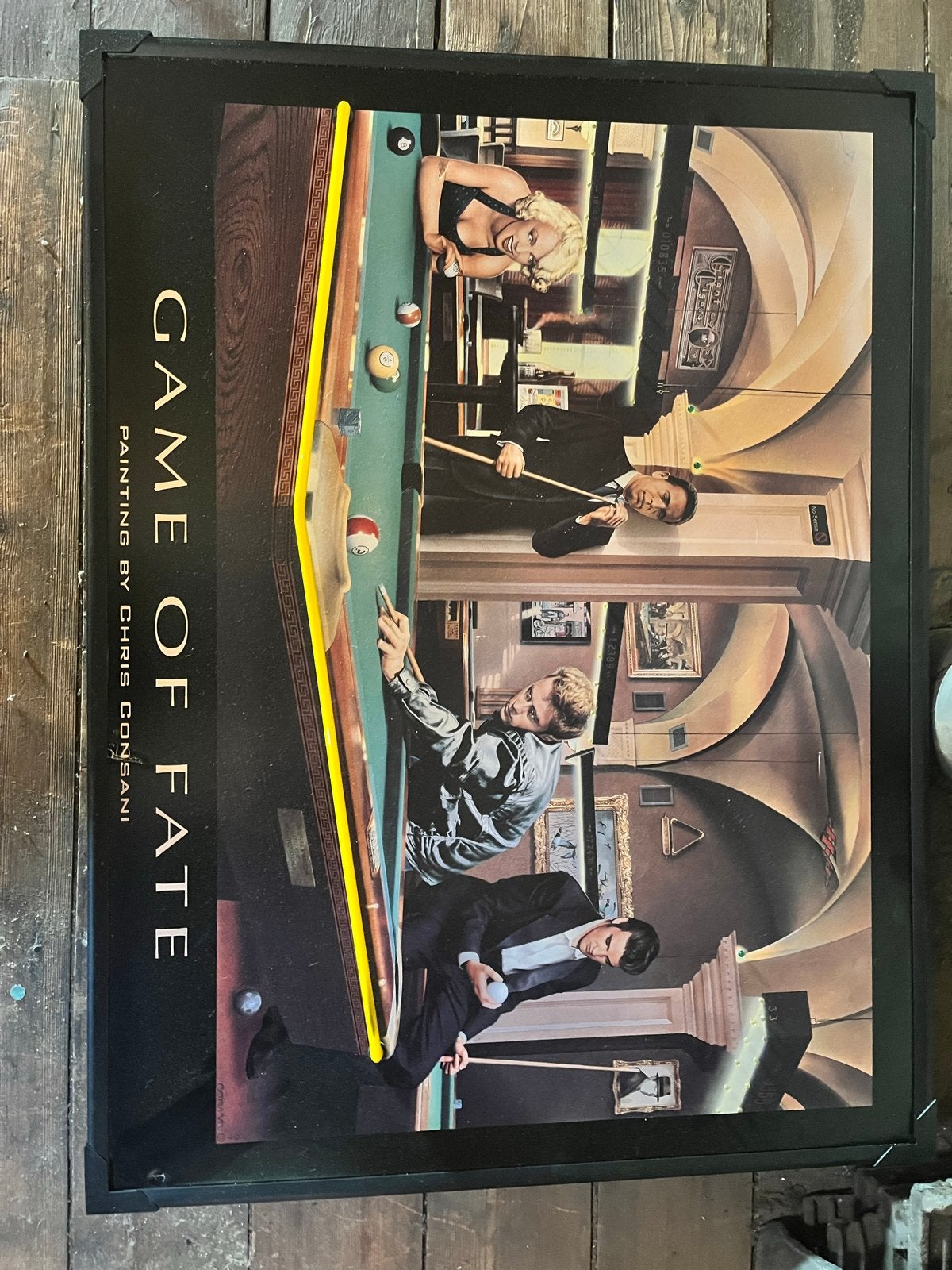 Led bord Game of Fate - Chris Consani met lichte schimmel, Huis en Inrichting, Ophalen, 50 – 75, Gebruikt, Overige typen