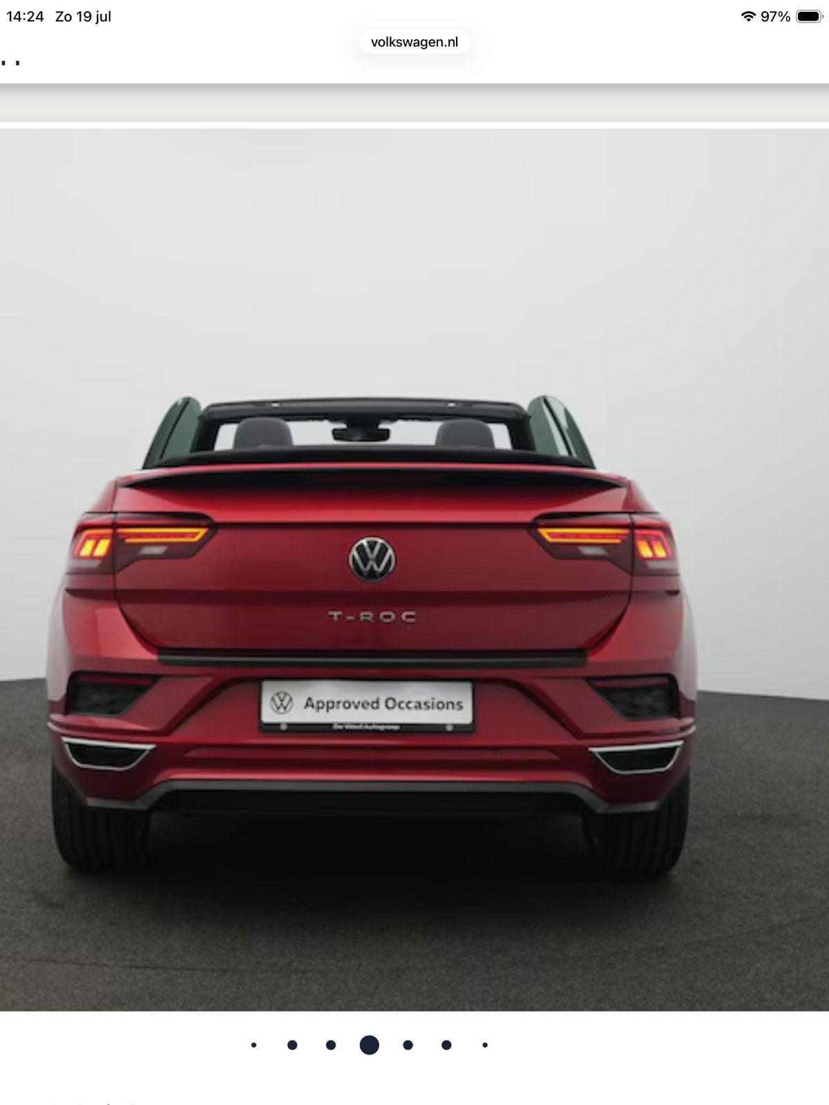 Achterbumper balk VW T-Roc Cabrio, Gebruikt, Volkswagen, Ophalen of Verzenden, Achter