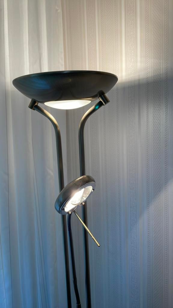 Vloer lamp messing, Ophalen, Zo goed als nieuw, 150 tot 200 cm