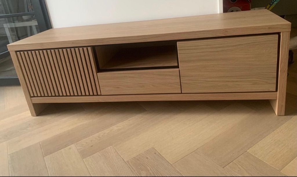 Tv meubel, Ophalen, 150 tot 200 cm, Nieuw, Minder dan 100 cm