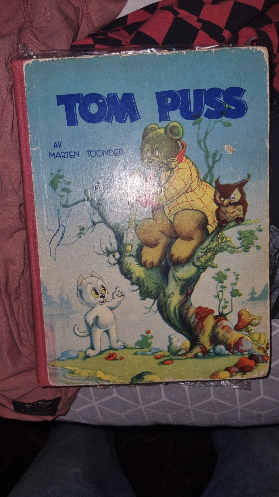 Zweedse uitgave van Tom Poes  Tom Puss, Ophalen of Verzenden, Gelezen, Marten Toonder, Fictie algemeen