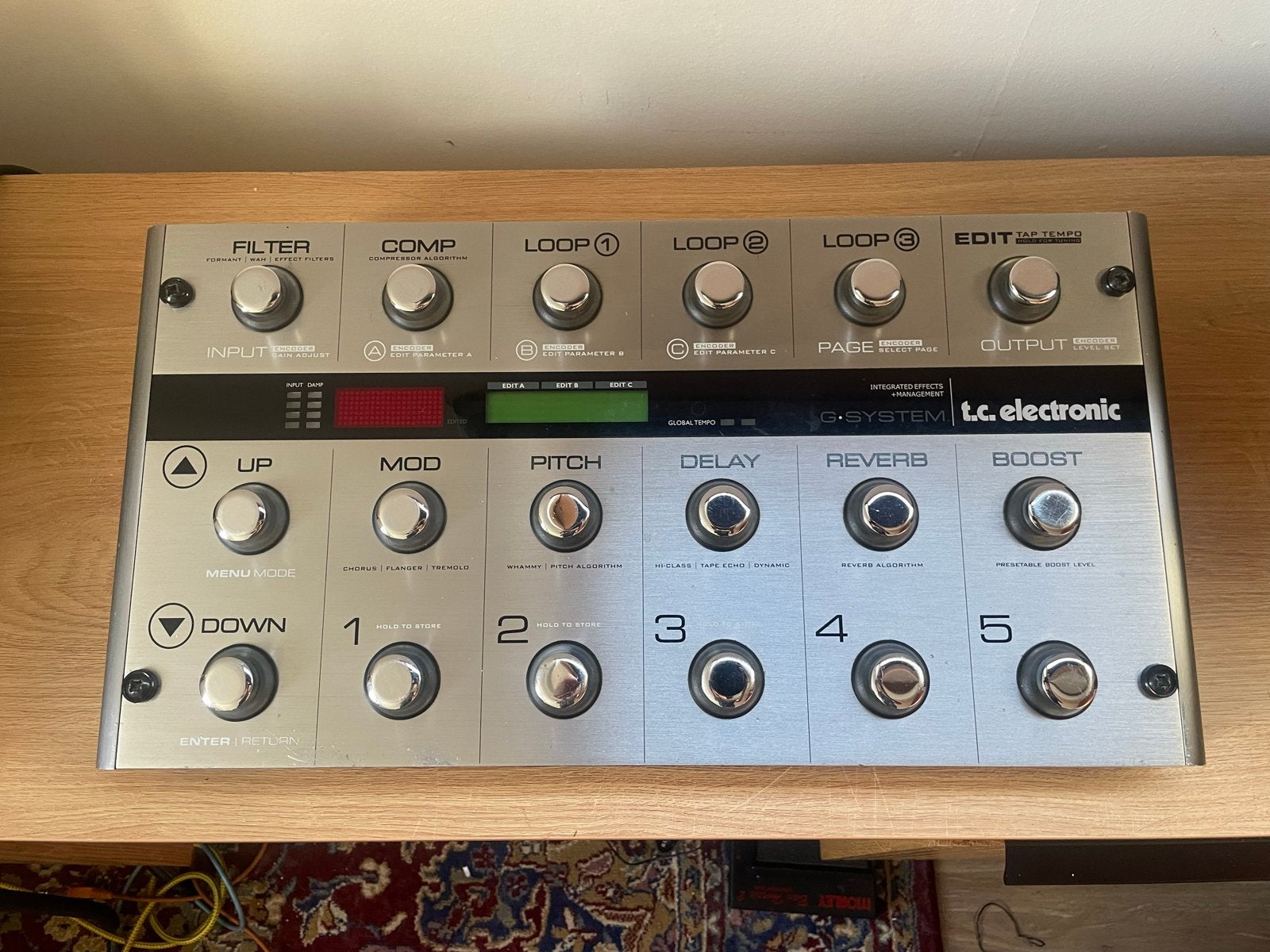 TC Electronic G-System Multi-Effect Gitaar Processor, Muziek en Instrumenten, Effecten, Ophalen of Verzenden, Gebruikt, Multi-effect