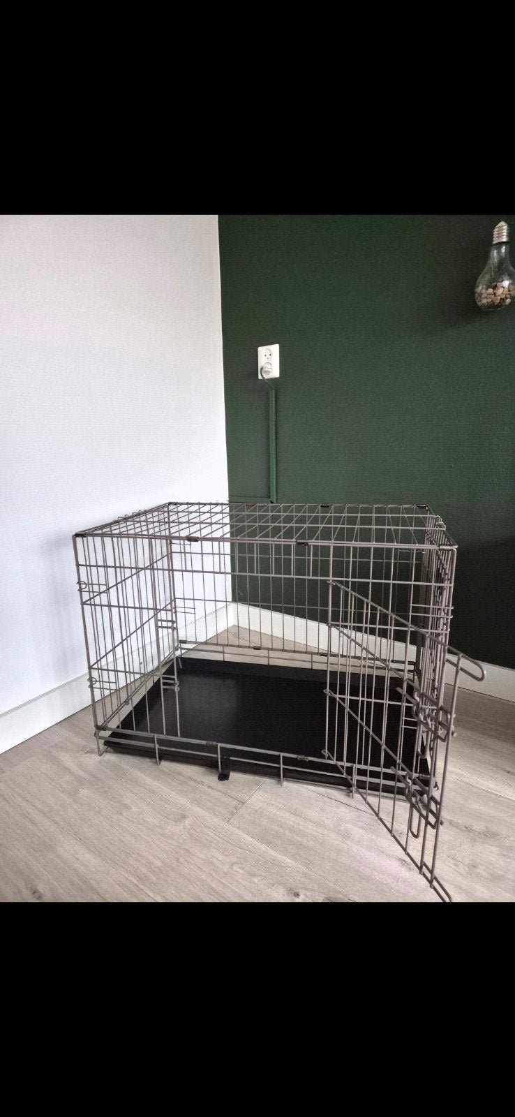 Bench/draadloos M (47x77x55), Ophalen, Minder dan 65 cm, Hondenhok, Zo goed als nieuw