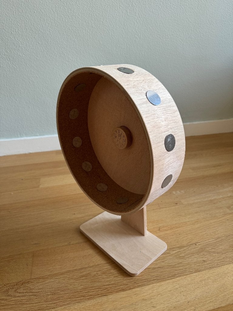 Magnetisch Tonie-wiel / Tonie-opberger van hout, Ophalen, Jongen of Meisje