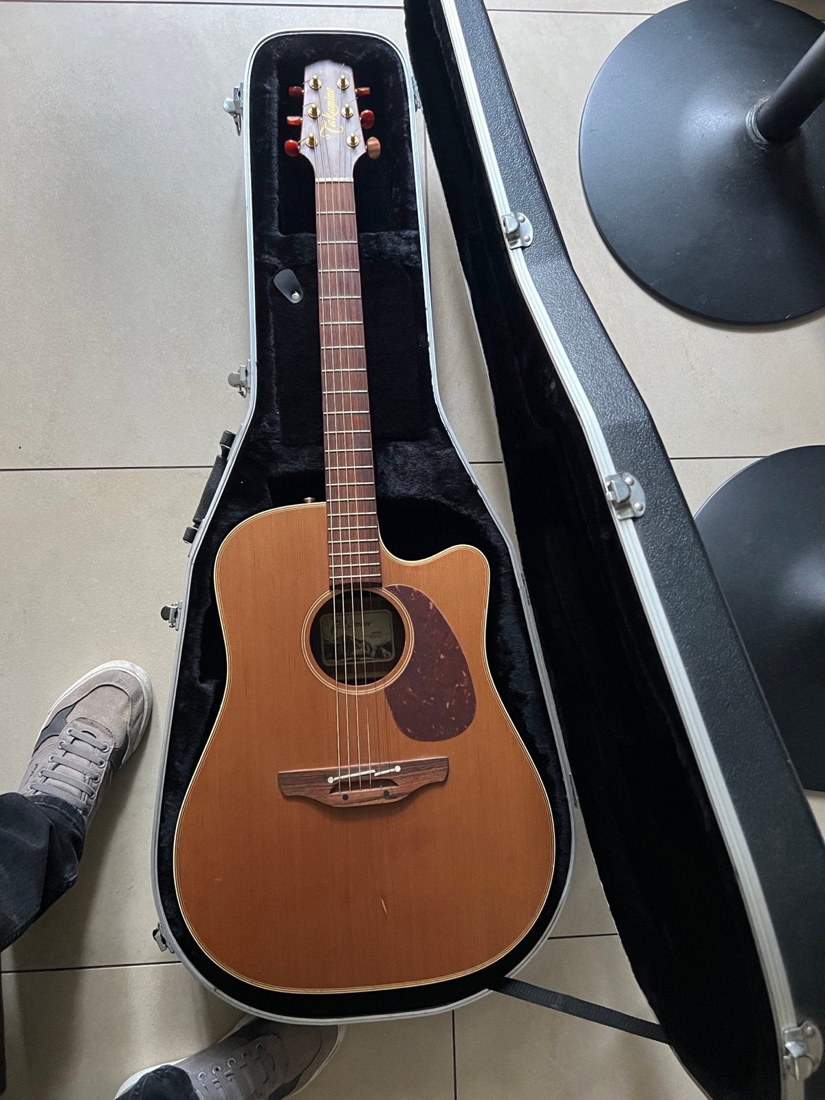 Takamine EAN10C Western gitaar met koffer, Ophalen of Verzenden, Gebruikt, Western- of Steelstringgitaar, Met (piezo-)element