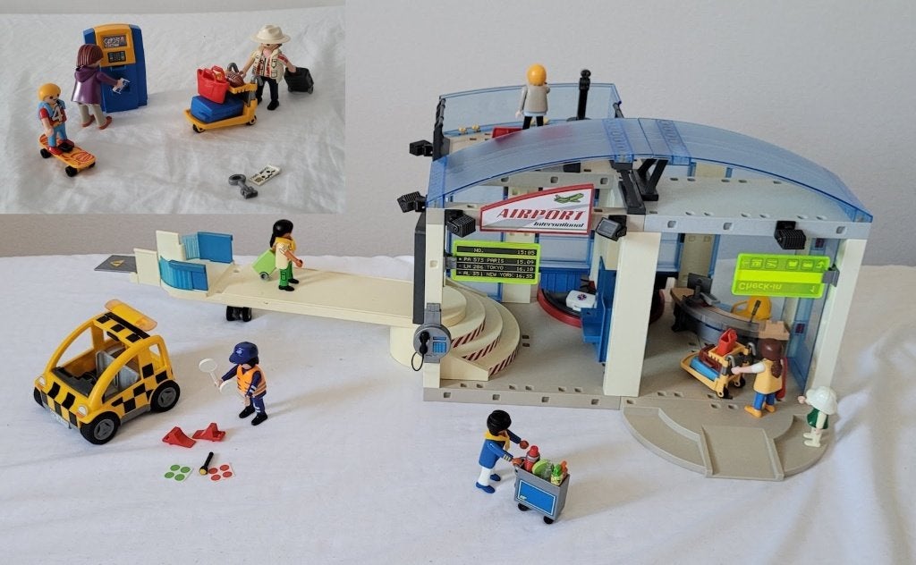 Grote Playmobil airport set 4311 4319 5399, Kinderen en Baby's, Speelgoed | Playmobil, Gebouw, Complete set, Ophalen of Verzenden