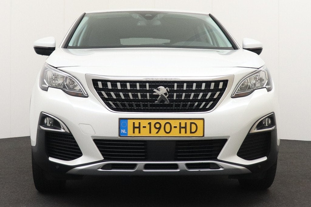 Peugeot 3008 1.2T 131 PK Aut. Premium Half-Leder Memory Came, Auto's, Peugeot, Gebruikt, 1199 cc, Leder en Stof, Wit