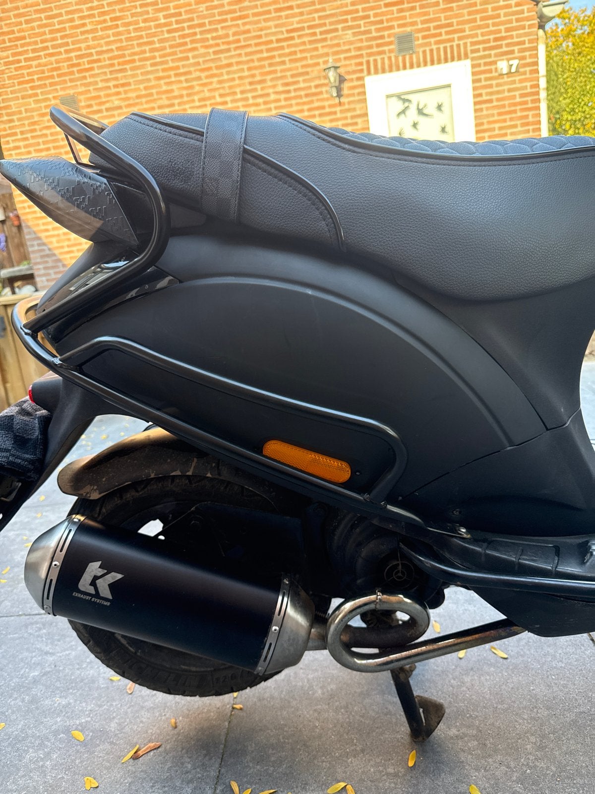 Zip kappenset mat zwart - nette staat, Ophalen, Gebruikt, Kap, Piaggio