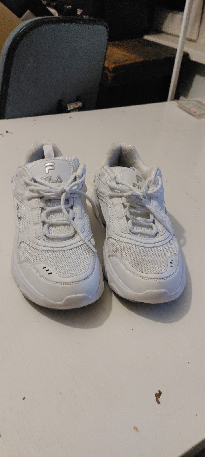 Witte Fila Colleene sneakers, maat 40, Wit, Ophalen of Verzenden, Sneakers of Gympen, Fila