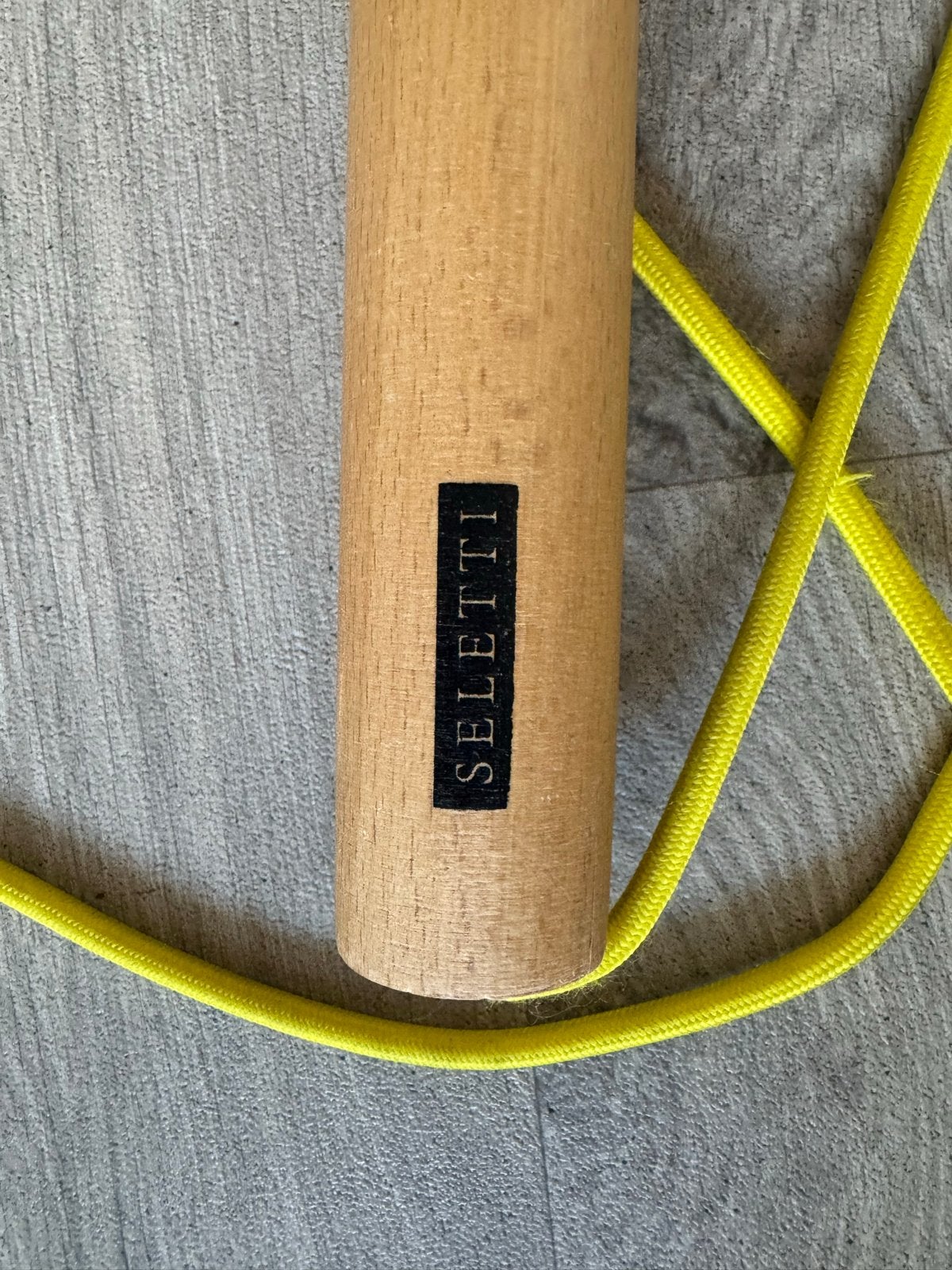 Seletti Linea Neon Vloerlamp - Geel, 100 tot 150 cm, Overige fittingen, Ophalen of Verzenden, Zo goed als nieuw