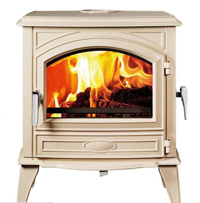 Dovre 640 wd emaille crème wit - gebroken wit e8 Houtkachel, Ophalen of Verzenden, Vrijstaand, Hout, Nieuw