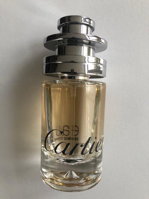 Sample of travelsize eau de Cartier 15 ml essence d’orange, Ophalen of Verzenden, Zo goed als nieuw