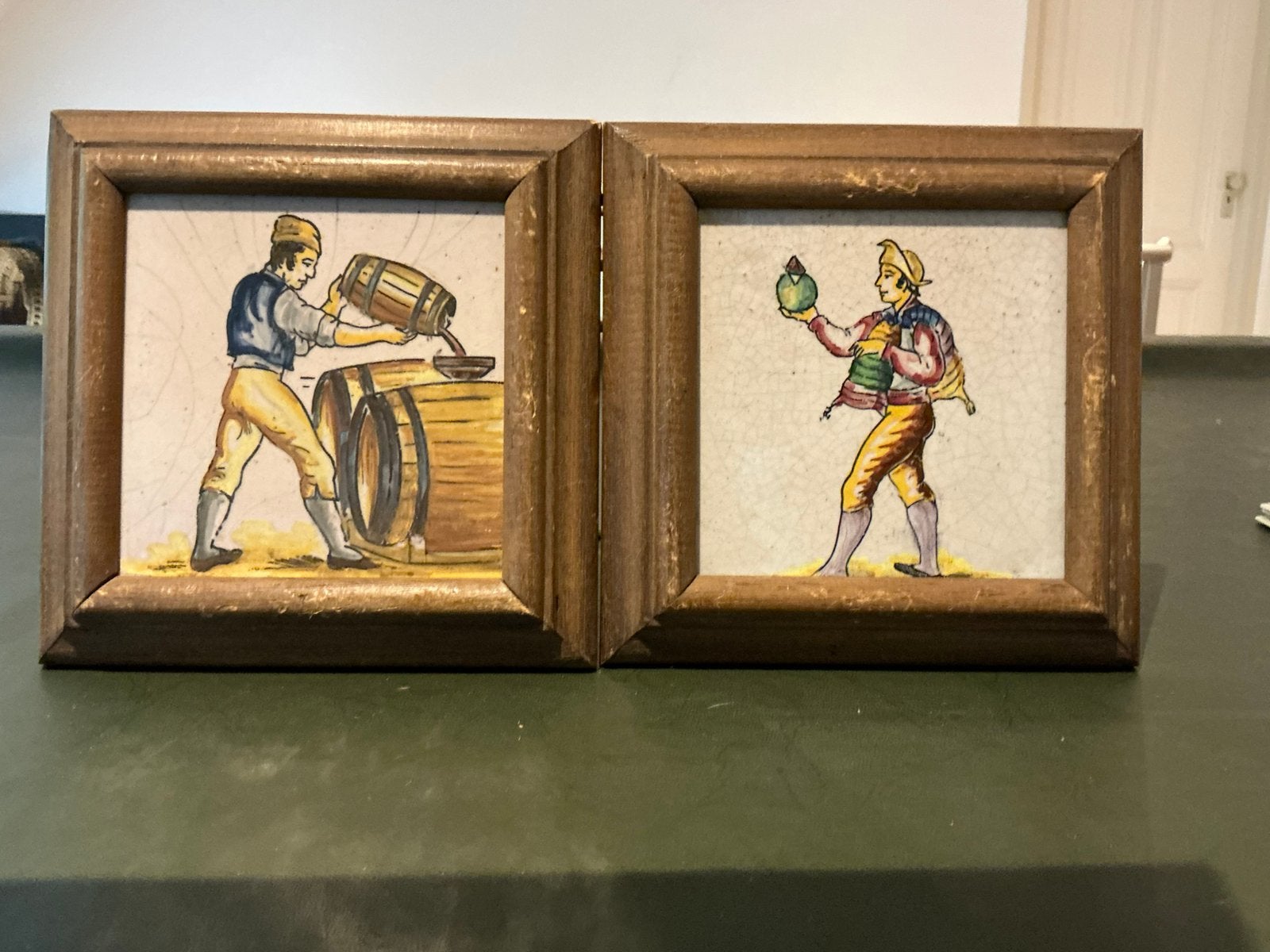 Antieke tegels. Waarschijnlijk frans, Antiek en Kunst, Ophalen of Verzenden