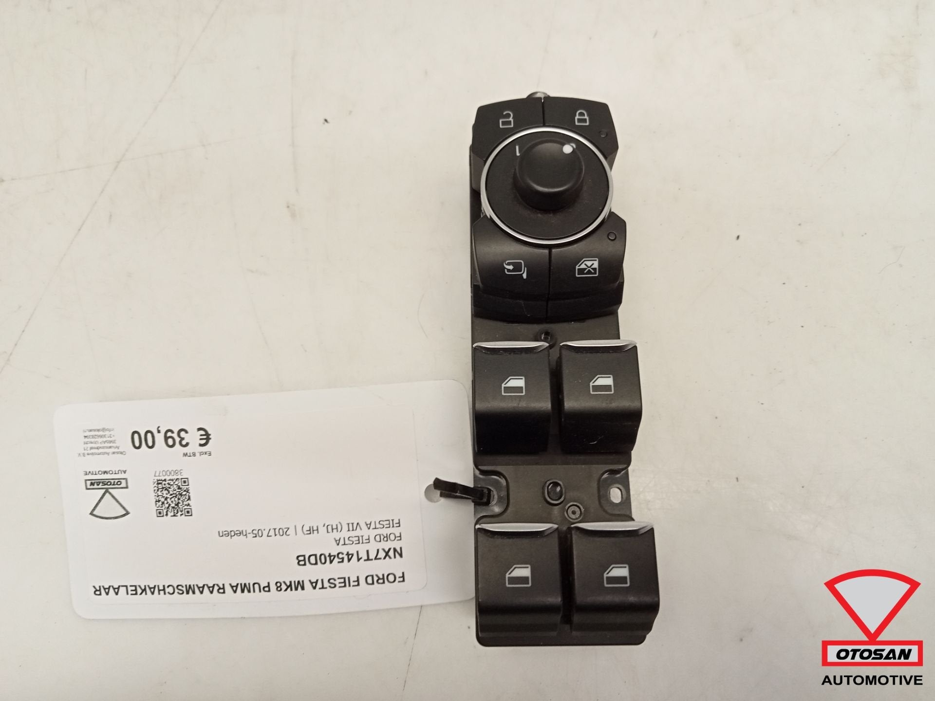 Ford Fiesta MK8 Puma Raamschakelaar NX7T14540DB, Gebruikt, Info@ford.com, Ophalen of Verzenden, Ford
