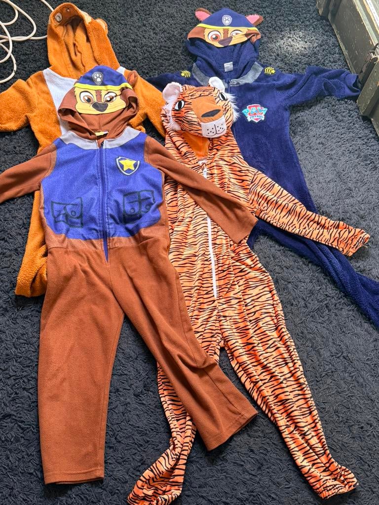 4 onesie’s maat 110/116, Ophalen of Verzenden, Gebruikt, 110 t/m 116, Jongen of Meisje