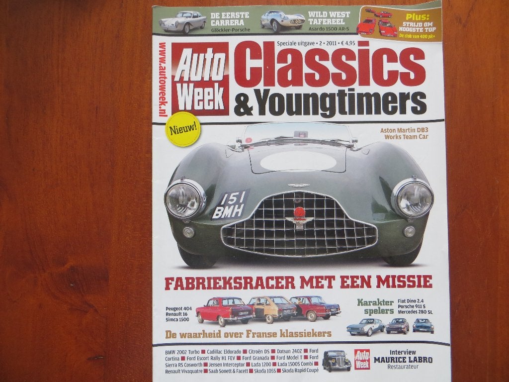 Autoweek Classics & Youngtimers 2 2011 Glöcker-Porsche, Ophalen of Verzenden, Zo goed als nieuw, Porsche
