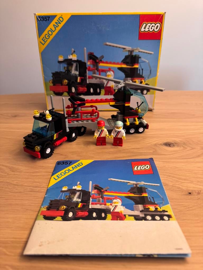 LEGO set 6357 Stunt 'Copter N' Truck (incl. doos), Lego, Ophalen of Verzenden, Zo goed als nieuw, Complete set