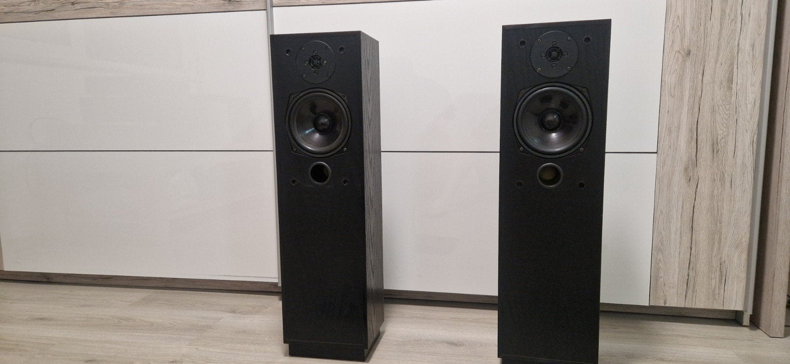 IQ Lady 120 Vloerstaande Luidsprekers - Zwart, Audio, Tv en Foto, Vloerstaande luidspreker, Gebruikt, 60 tot 120 watt, Ophalen