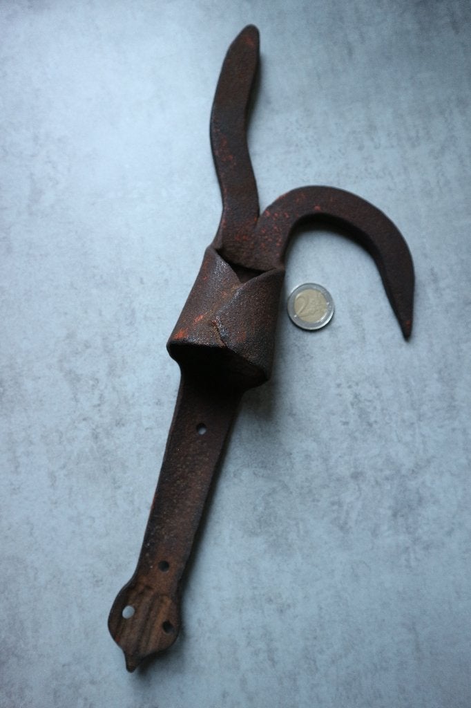 Smeedijzeren bootshaak, Ophalen of Verzenden