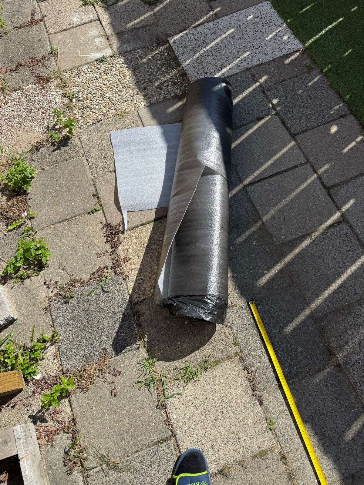 Ondervloer isolatie rol voor laminaat/parket, Ophalen of Verzenden, Zo goed als nieuw