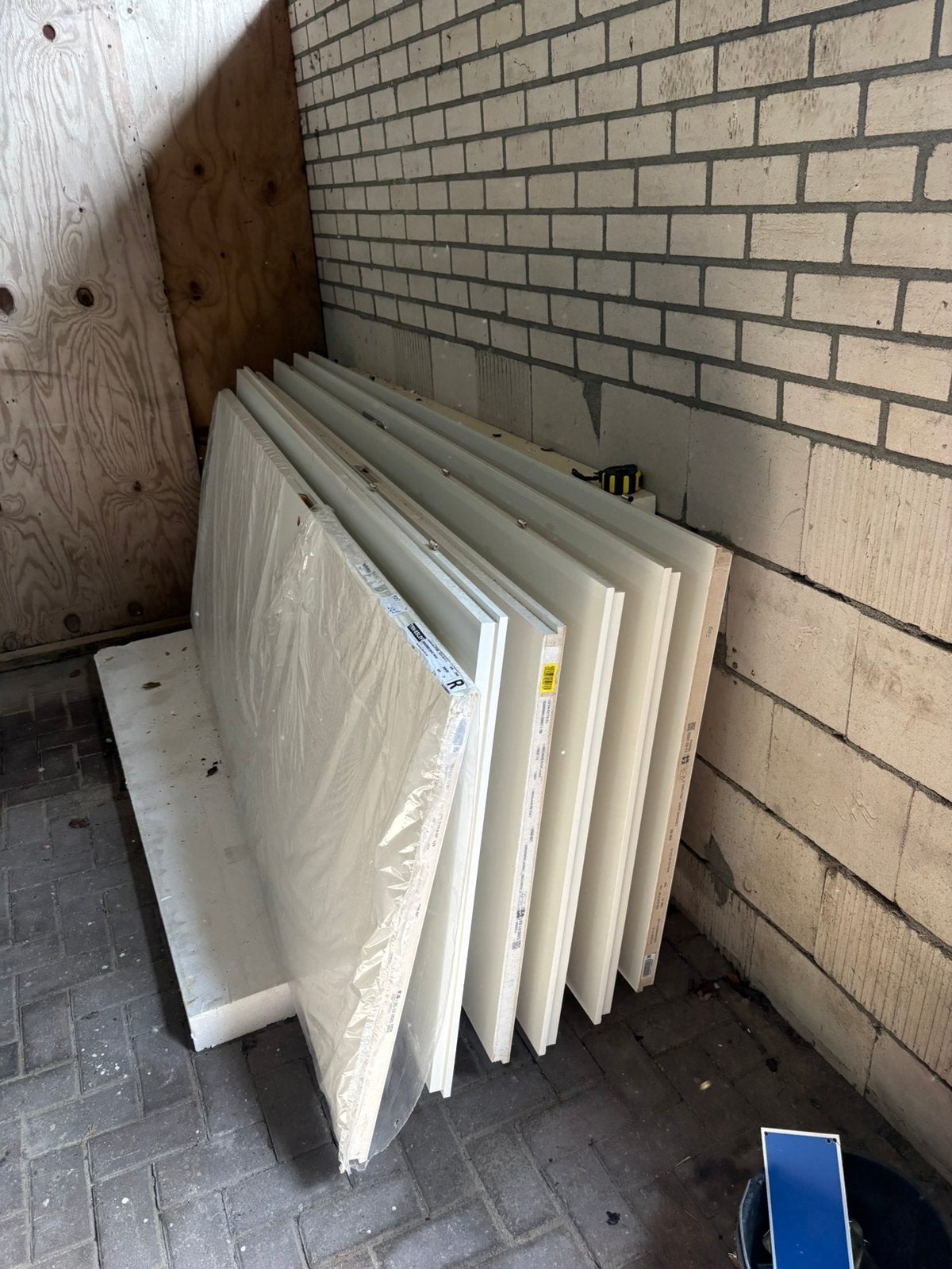 Opdekdeur binnen, Doe-het-zelf en Verbouw, Ophalen, 30 tot 80 cm, Radiator, Minder dan 60 cm