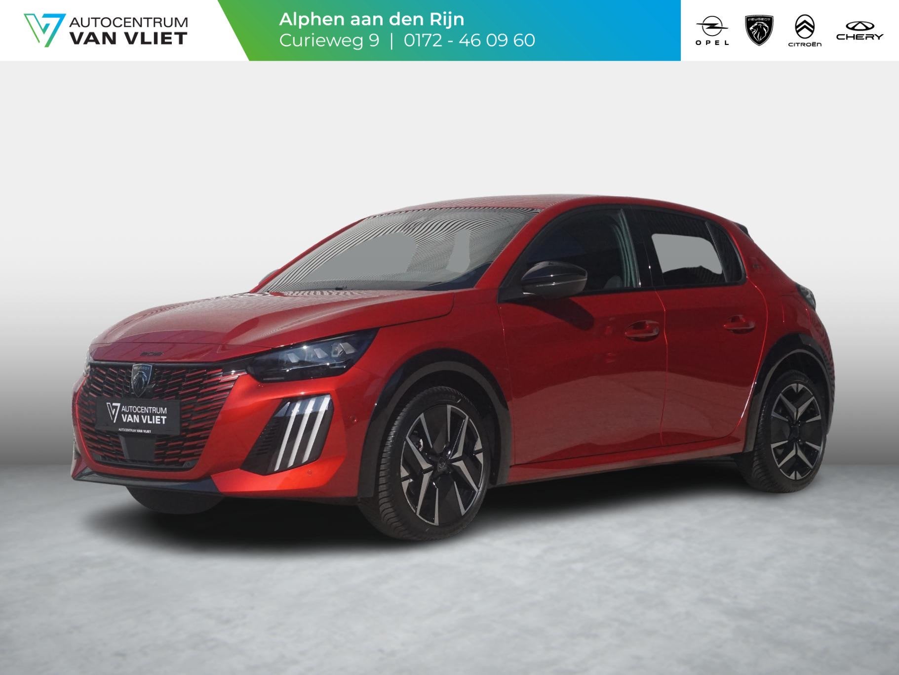 Peugeot 208 TURBO 100 GT 360 Camera, Auto's, Voorwielaandrijving, 12 maanden, 101 pk, Gebruikt