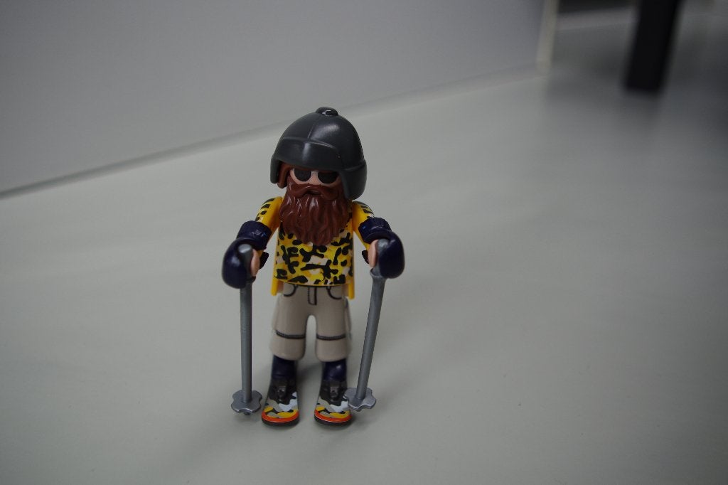 Playmobil skiër op snowblades (9284), Complete set, Overige typen, Zo goed als nieuw, Family fun