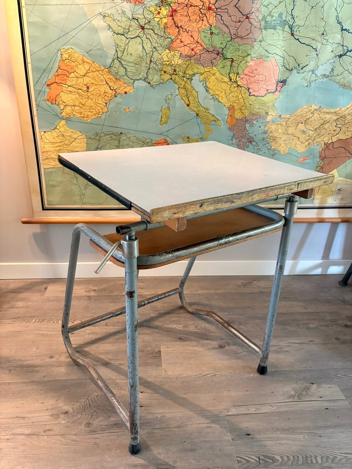 Echt oude tekentafel, vintage, Ophalen, Gebruikt, Minder dan 130 cm