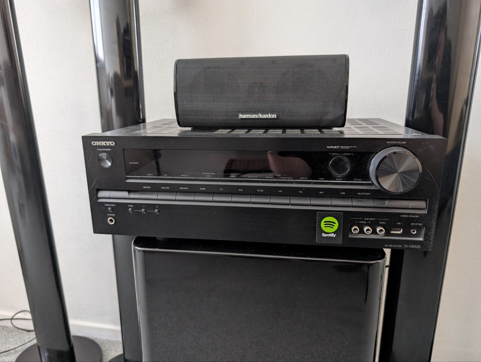 Onkyo TX-NR535 AV-receiver - 5.1-kanaals home cinema, Ophalen, Gebruikt, 60 tot 120 watt, Onkyo