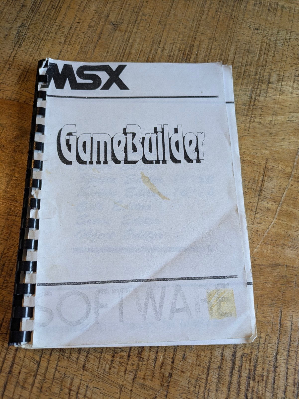 MSX Club GameBuilder Handleiding - Retro Software, Computers en Software, Vintage Computers, Ophalen of Verzenden