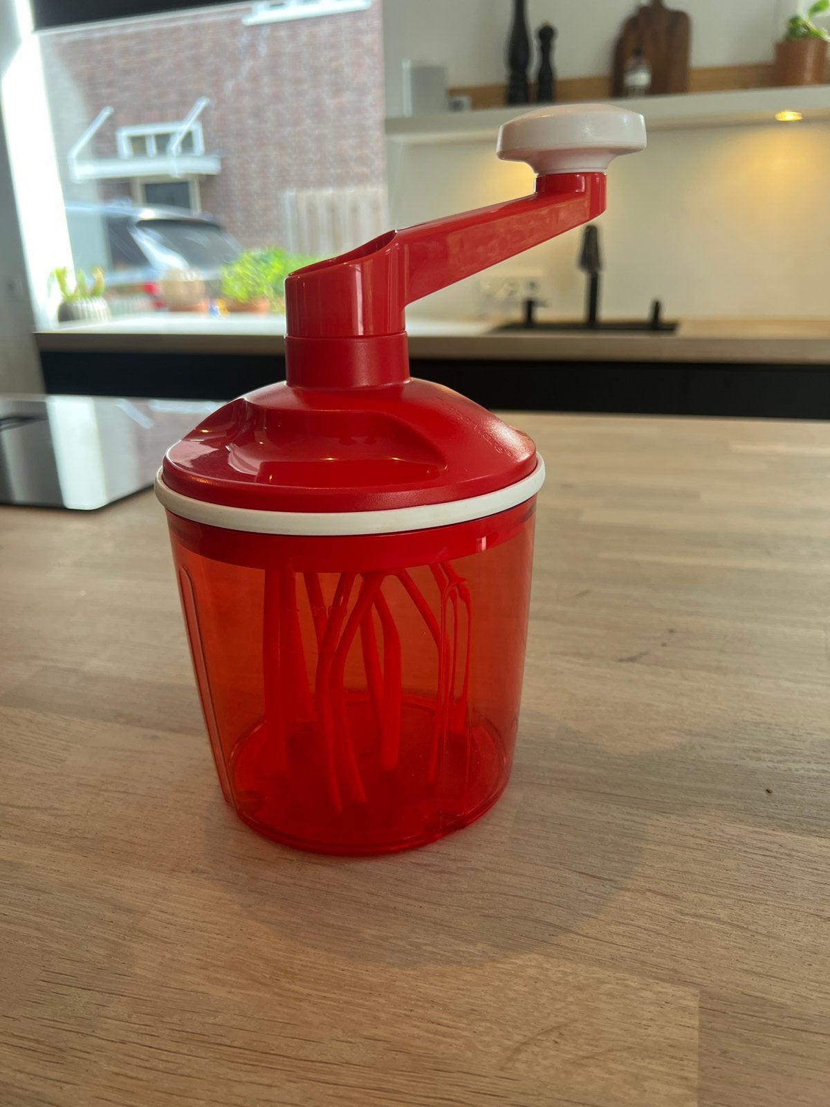 Tupperware Speedy Chef Handmixer - Nieuw, Overige typen, Nieuw, Ophalen of Verzenden, Met deksel