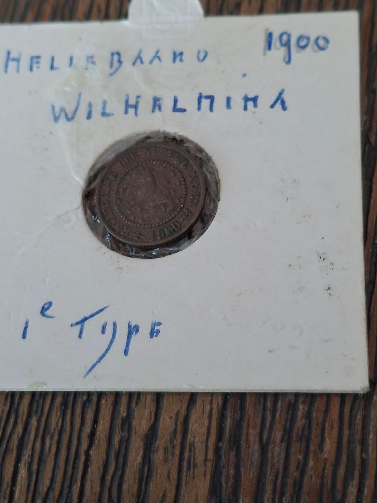 Nederland 1/2 cent 1900 Koningin Wilhelmina. 1e type, Postzegels en Munten, Munten | Nederland, Ophalen of Verzenden, Koningin Wilhelmina