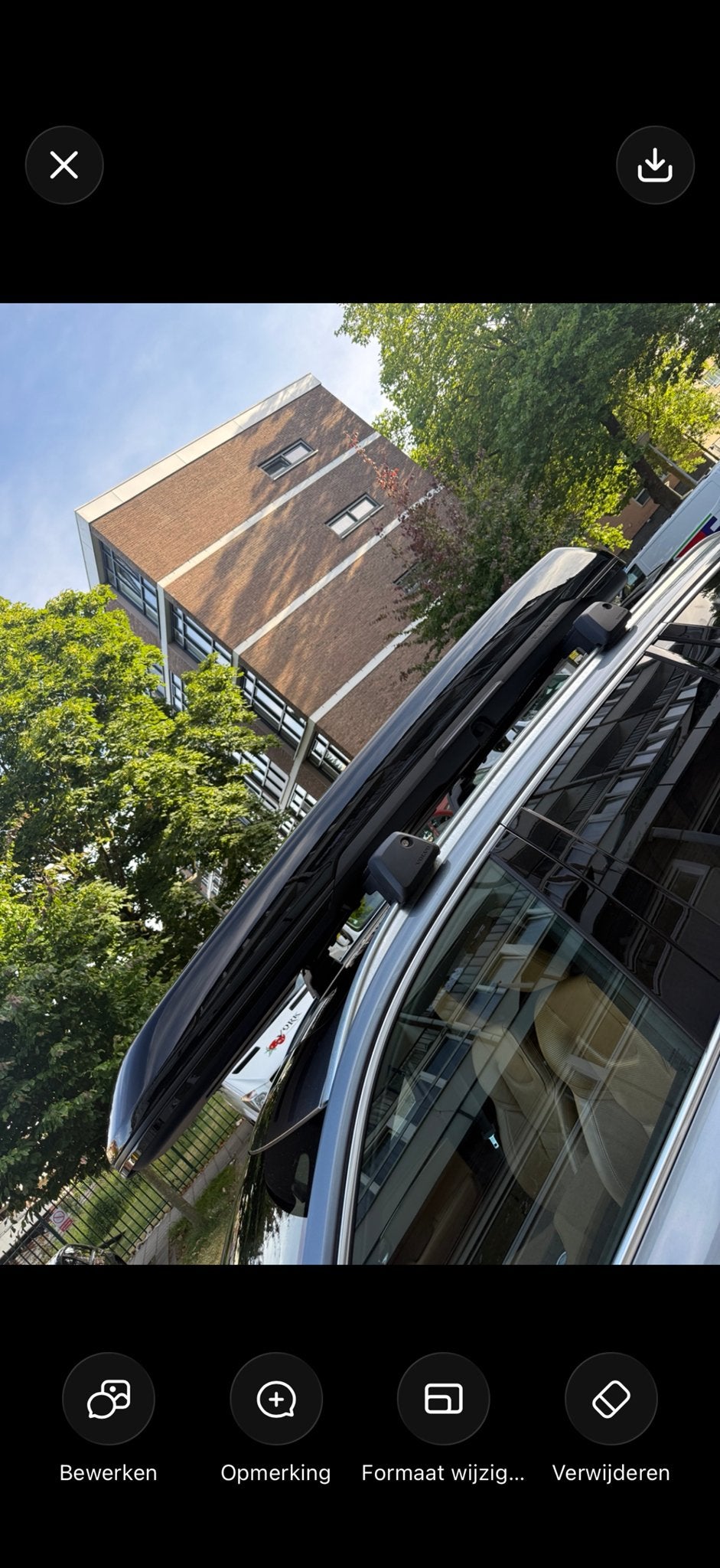 Volvo Dakbox Travel Premier 430 - Zo goed als nieuw, Auto diversen, Dakkoffers, Ophalen, Zo goed als nieuw