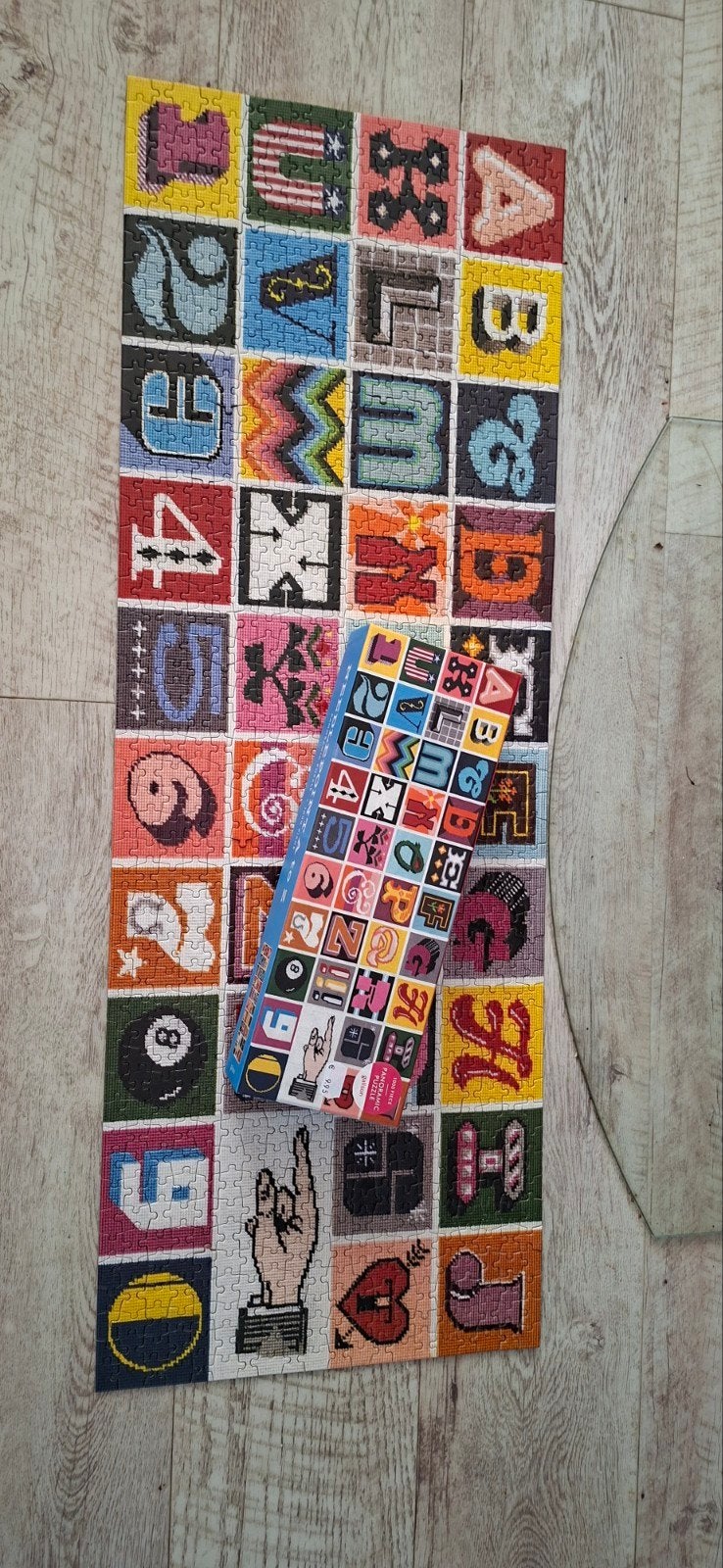 Galison  panorama puzzel 1000, Ophalen of Verzenden, 500 t/m 1500 stukjes, Zo goed als nieuw, Legpuzzel