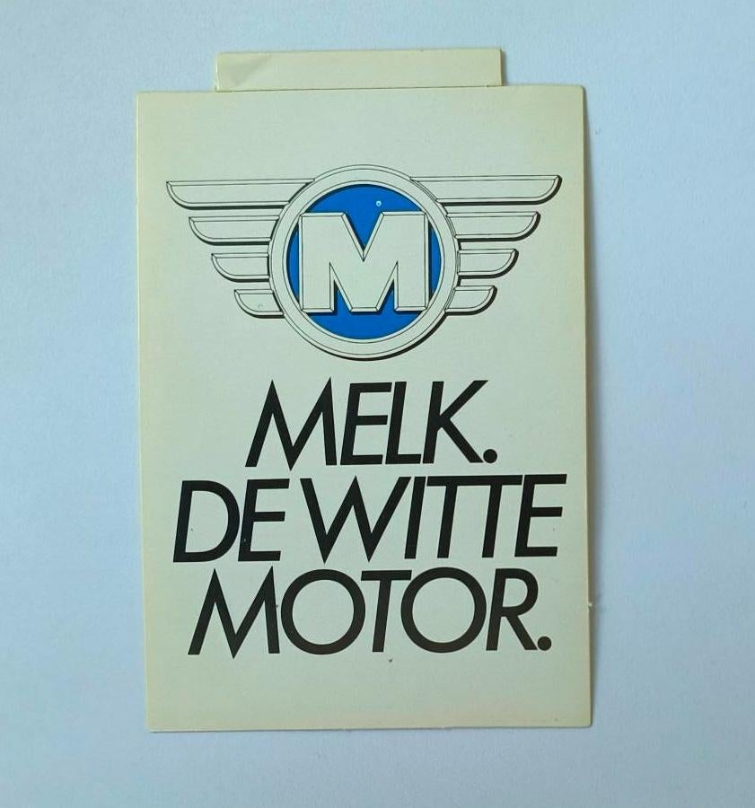 Sticker Melk de witte motor, Ophalen of Verzenden, Zo goed als nieuw, Overige typen