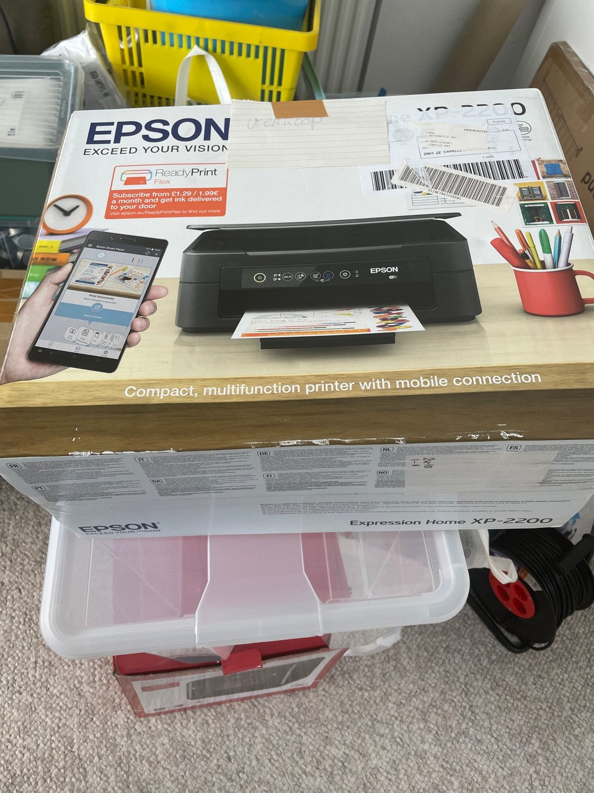 Epson Expression Home XP-2200 All-in-One Printer Nieuw, Inkjetprinter, All-in-one, Ophalen of Verzenden, Draadloos