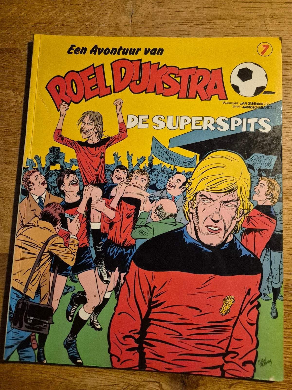 Roel Dijkstra De Superspits - Een Avontuur van Roel Dijkstra, Gelezen, Jan Steeman, Andries Brandt, Eén stripboek, Ophalen of Verzenden