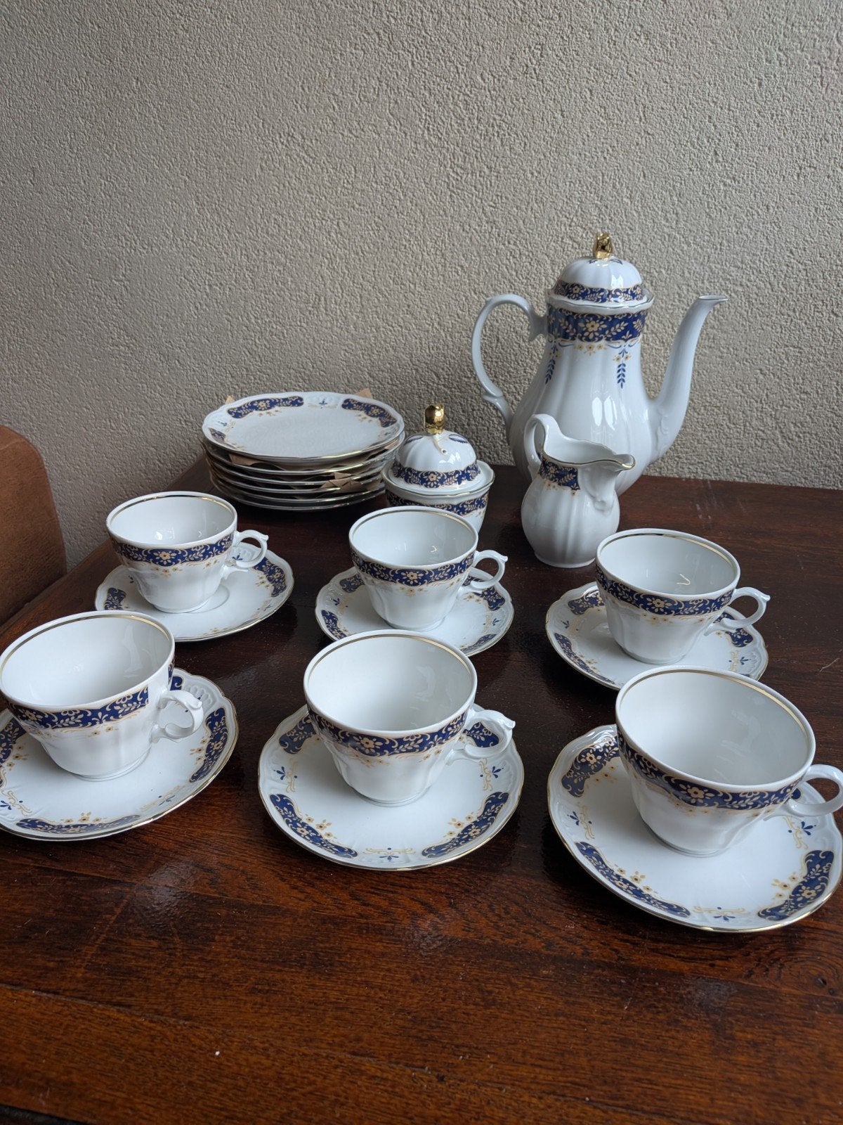 21-delig koffieservies Bavaria Porzellan jeren '60

Merk: Ba, Ophalen