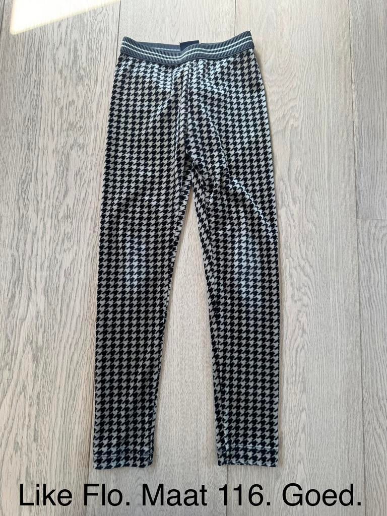 Like Flo Pied-de-poule Legging Maat 116, Kinderen en Baby's, Kinderkleding | Maat 116, Ophalen of Verzenden, Gebruikt, Meisje