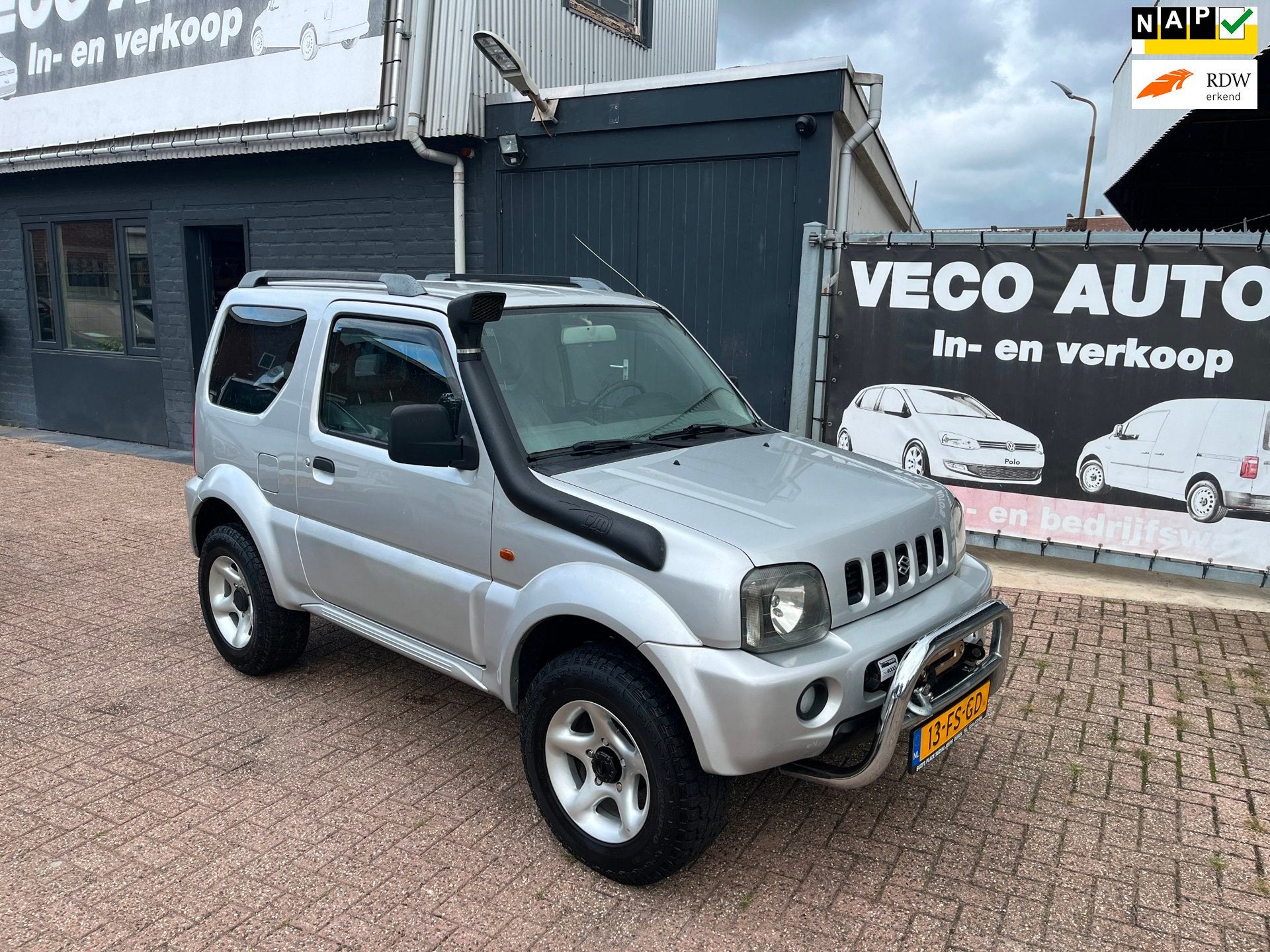 Suzuki Jimny 1.3 JLX 4x4 4WD LIER NETTE NL AUTO MET NAP, Euro 2, Stof, 4 cilinders, 4 stoelen