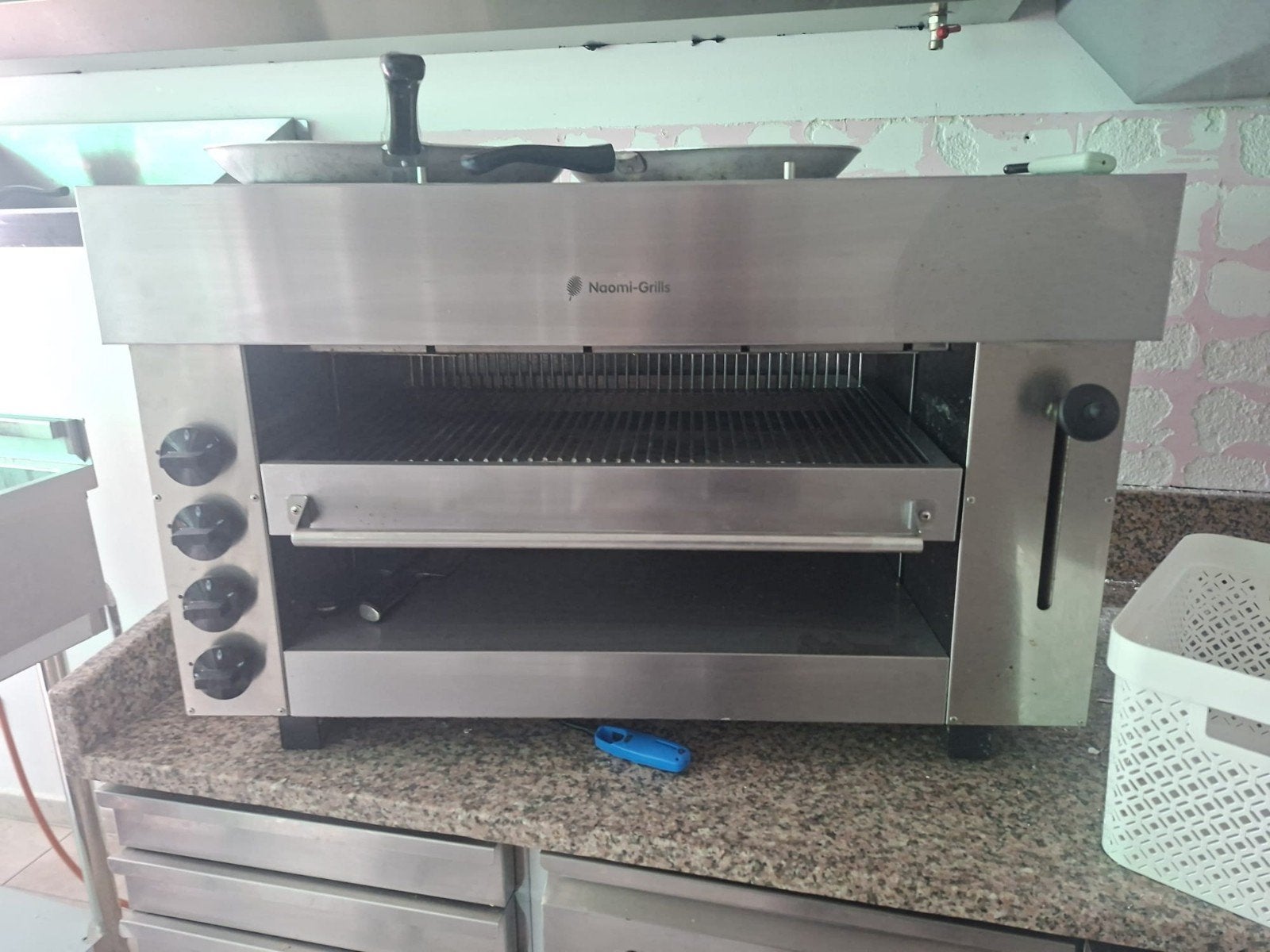 pita grill gas, Witgoed en Apparatuur, Grillplaten, Ophalen, Nieuw, Tafelgrill