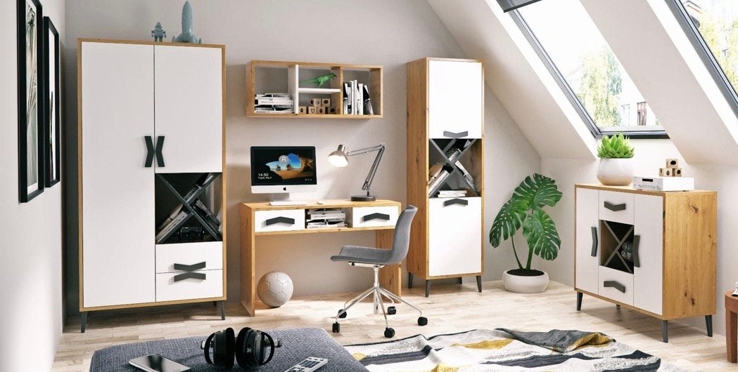 Moderne Meubelset: Kasten, Dressoir & Bureau, Gebruikt, Ophalen of Verzenden, 200 cm of meer, Met lade(s)