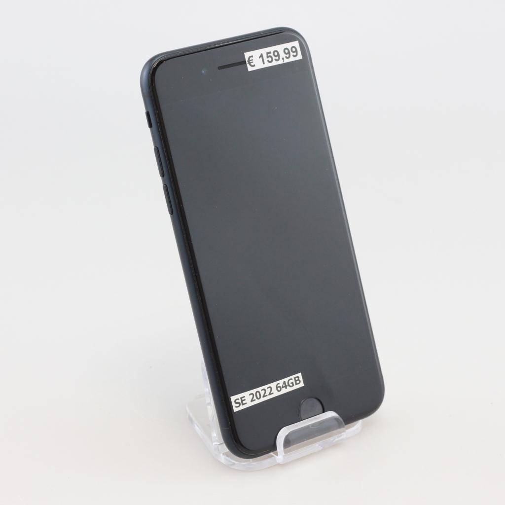iPhone SE 2022 64GB Zwart | Nette staat, Telecommunicatie, Mobiele telefoons | Apple iPhone, Apple, Zo goed als nieuw, Support@apple.com