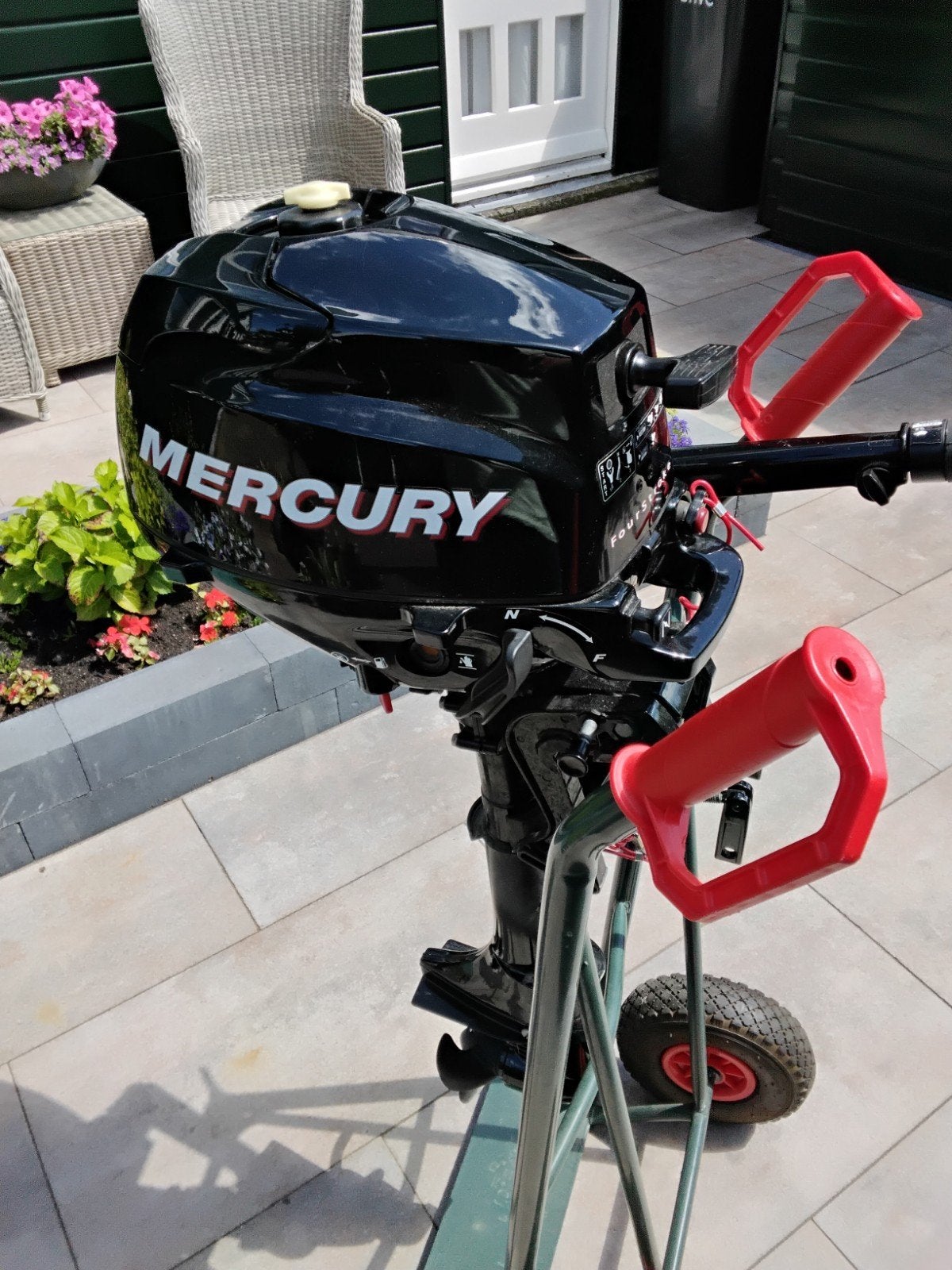Mercury kortstaart 3.5 pk fourstroke, Watersport en Boten, Ophalen, Zo goed als nieuw, Benzine, 5 tot 10 pk