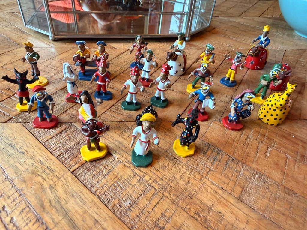 Braziliaanse volkskunst miniaturen – Caruaru figuren, Ophalen of Verzenden, Zo goed als nieuw