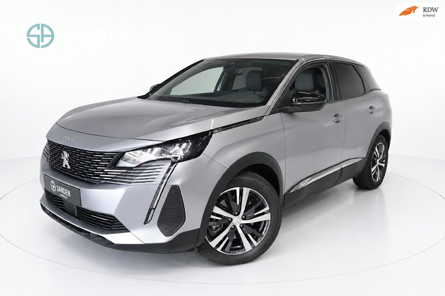 Peugeot 3008 1.6 HYbrid 180 Allure Pack Business|Plug-In Hyb, Dealer onderhouden, Gebruikt, Zwart, Leder en Stof